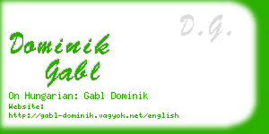 dominik gabl business card